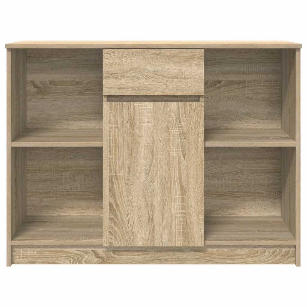 vidaXL Bufetă cu sertar Stejar Sonoma 101x35x76 cm Lemn prelucrat