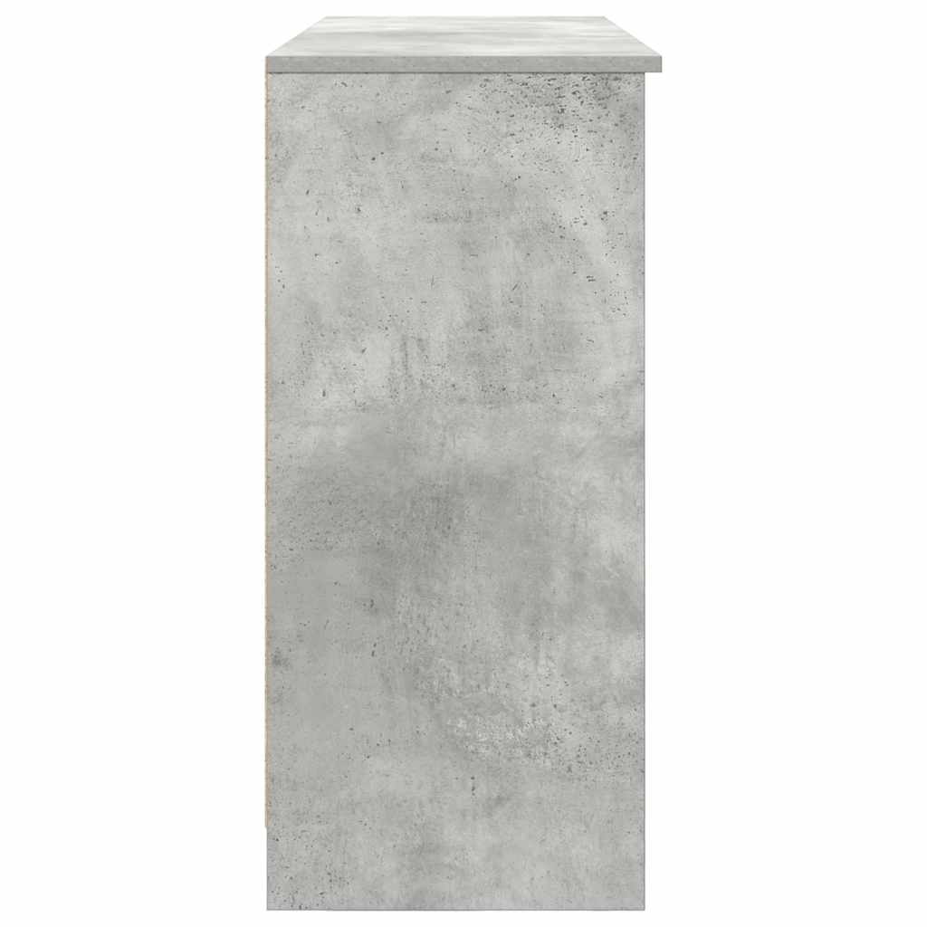 vidaXL Bufetă cu sertar Gri beton 101x35x76 cm Lemn prelucrat vidaXL Bufetă cu sertar Gri beton 101x35x76 cm Lemn prelucrat