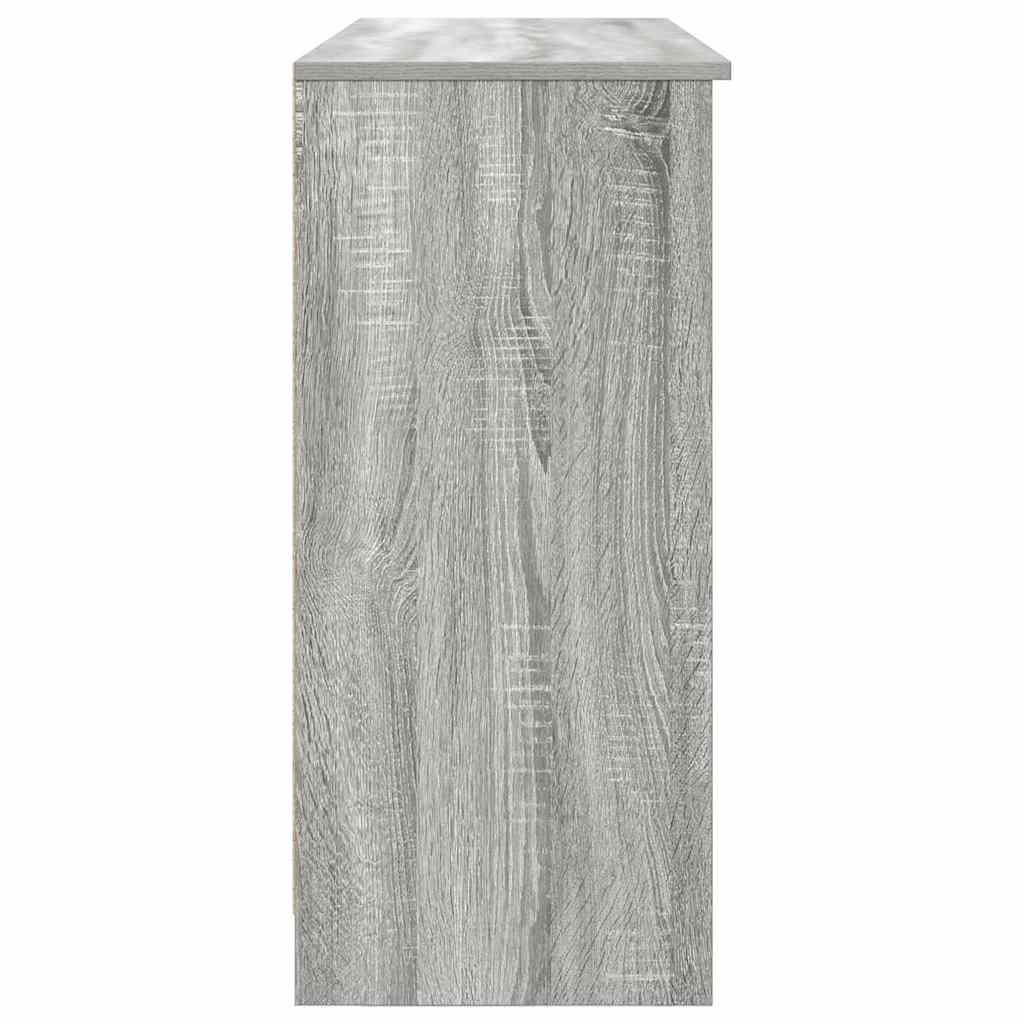 vidaXL Bufetă cu sertar Gri Sonoma 101x35x76 cm Lemn prelucrat