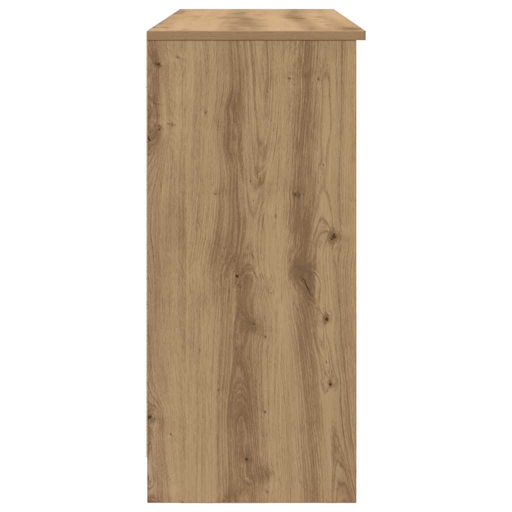vidaXL Bufetă cu sertar Artisan Stejar 101x35x76 cm Lemn prelucrat vidaXL Bufetă cu sertar Artisan Stejar 101x35x76 cm Lemn prelucrat