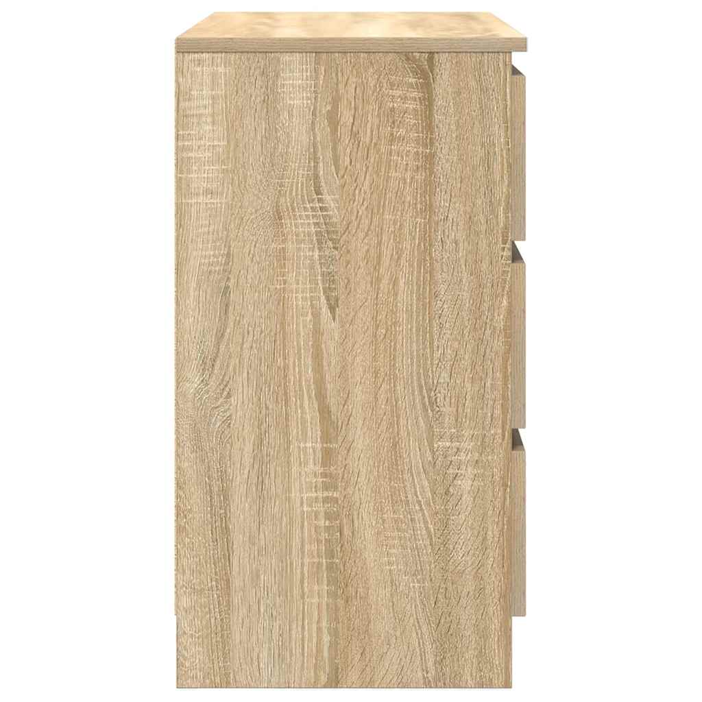 vidaXL Bufetă cu sertar Stejar Sonoma 71x35x65 cm Lemn prelucrat