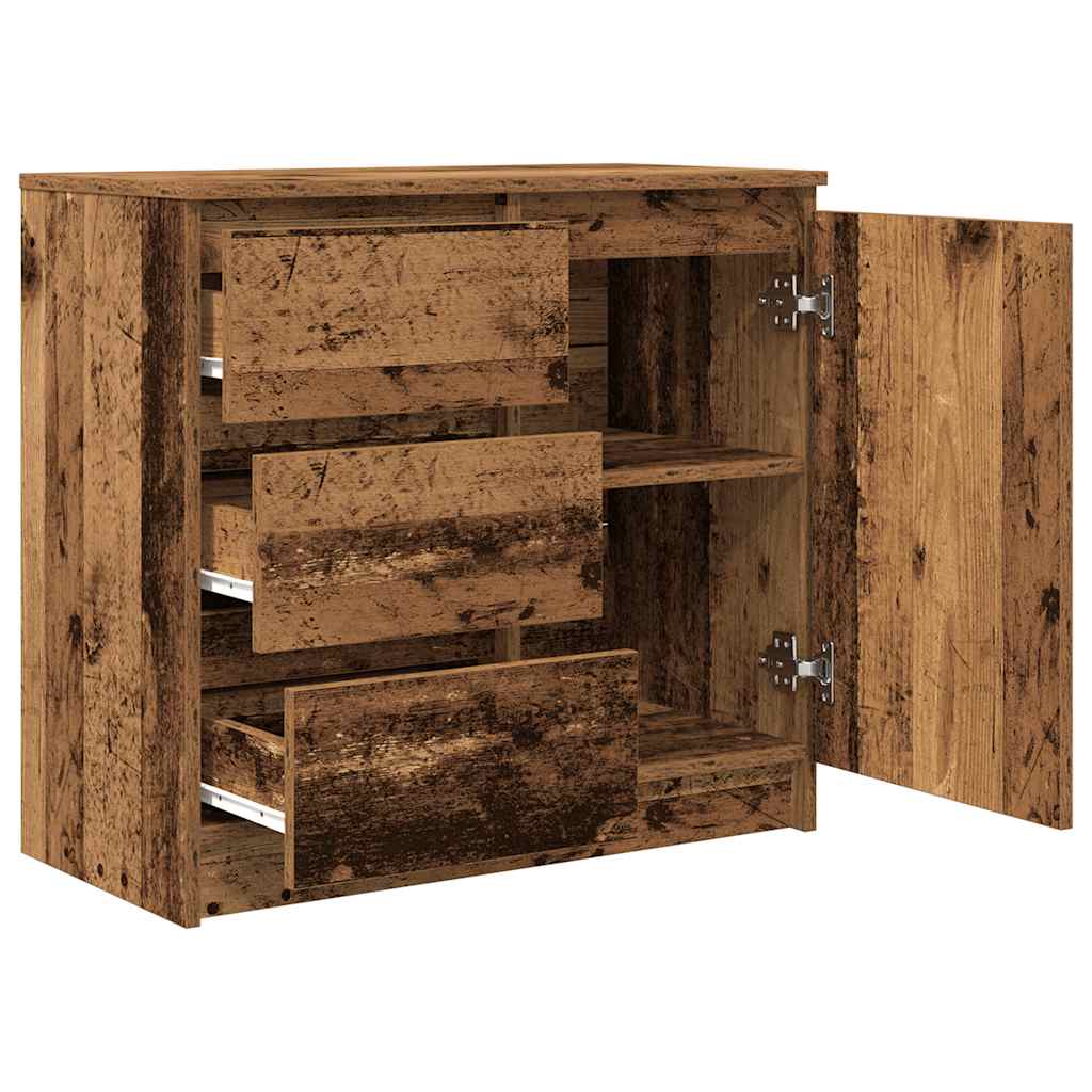 vidaXL Bufetă cu sertar Lemn vechi 71x35x65 cm Lemn prelucrat vidaXL Bufetă cu sertar Lemn vechi 71x35x65 cm Lemn prelucrat