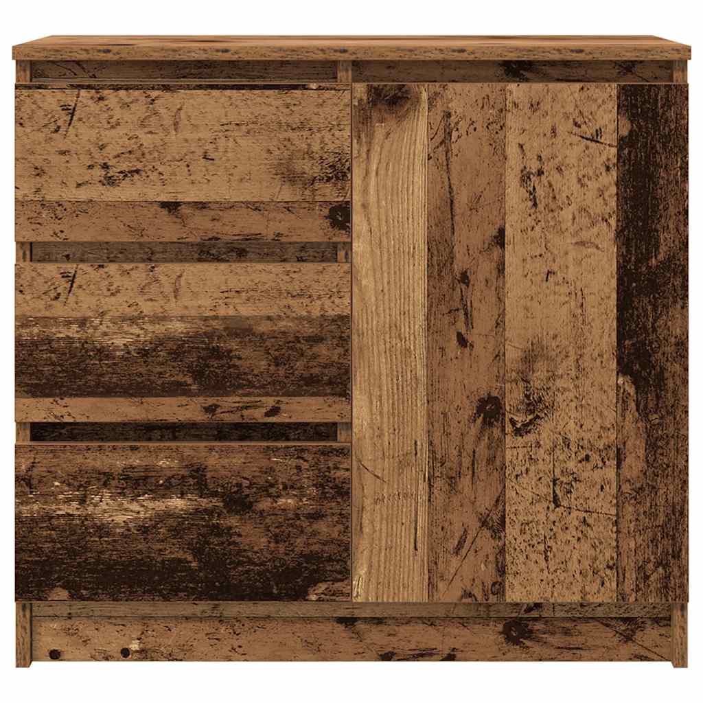 vidaXL Bufetă cu sertar Lemn vechi 71x35x65 cm Lemn prelucrat vidaXL Bufetă cu sertar Lemn vechi 71x35x65 cm Lemn prelucrat