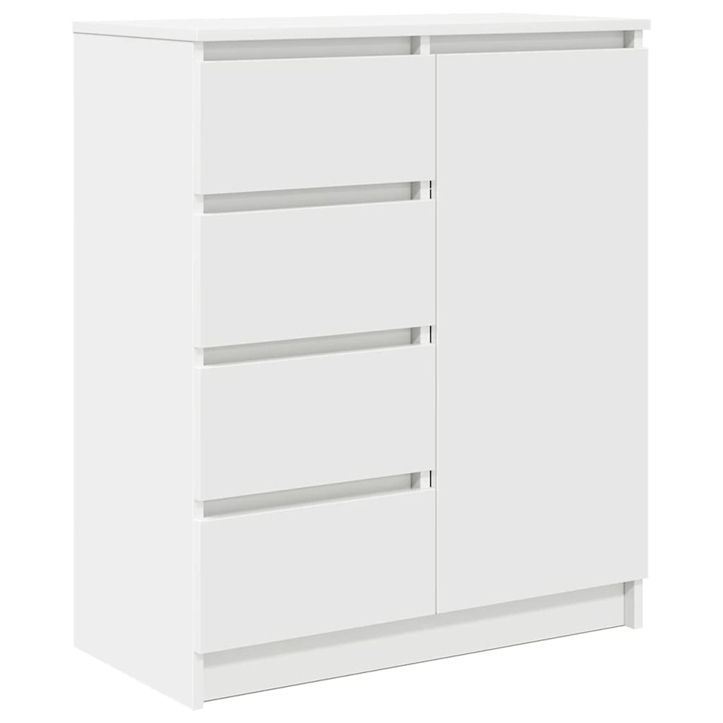 vidaXL Bufetă cu sertare, alb, 71x35x84 cm, lemn prelucrat