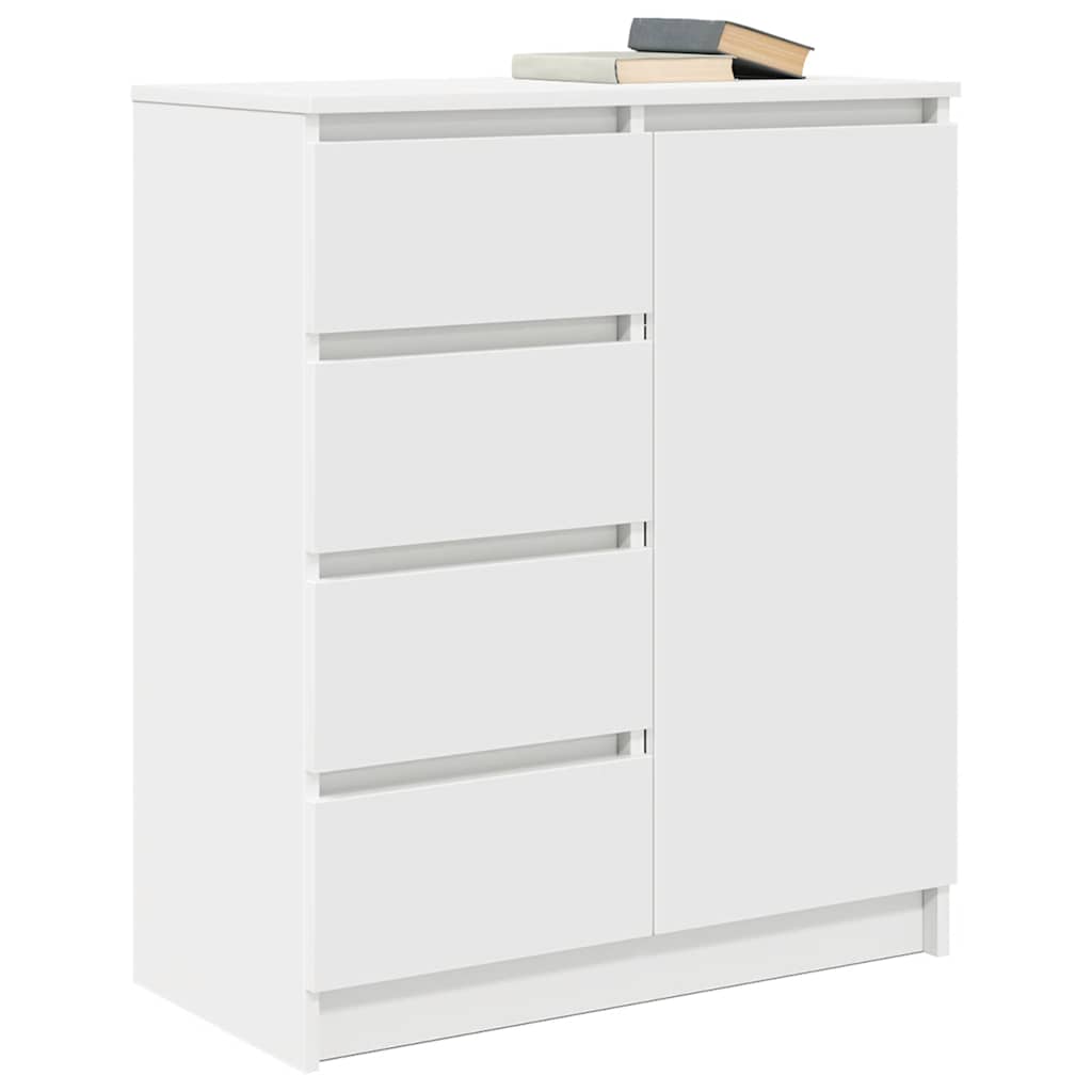 vidaXL Bufetă cu sertare, alb, 71x35x84 cm, lemn prelucrat