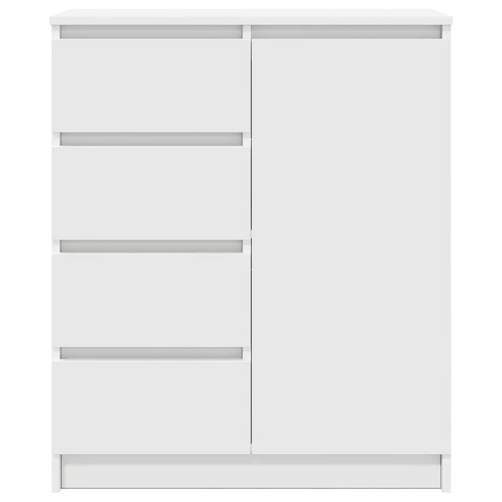 vidaXL Bufetă cu sertare, alb, 71x35x84 cm, lemn prelucrat