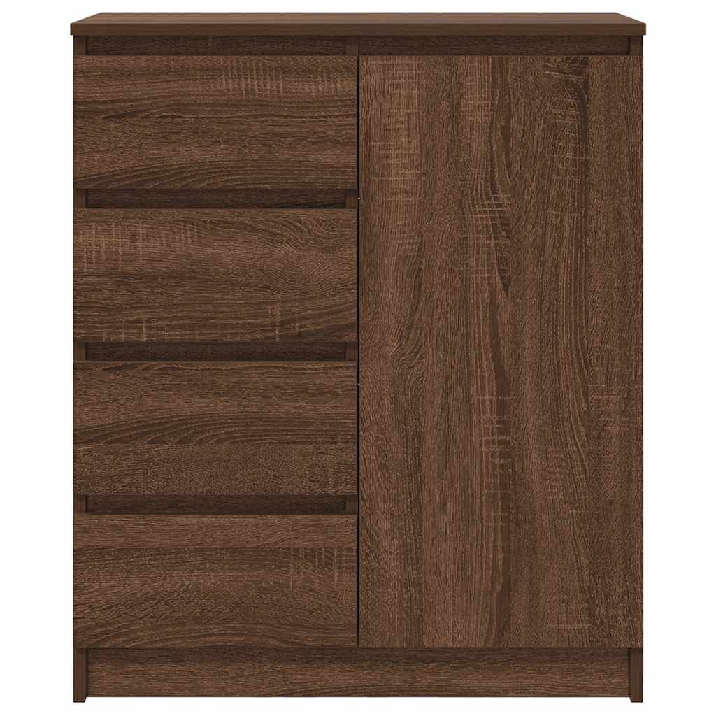 vidaXL Bufetă cu sertare Stejar maro 71x35x84 cm Lemn prelucrat