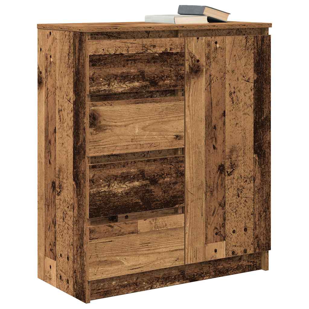 vidaXL Bufetă cu sertare Lemn vechi 71x35x84 cm Lemn prelucrat