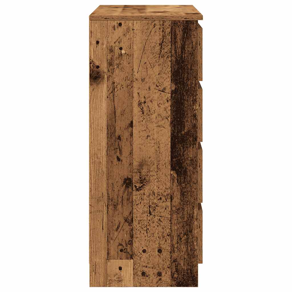vidaXL Bufetă cu sertare Lemn vechi 71x35x84 cm Lemn prelucrat