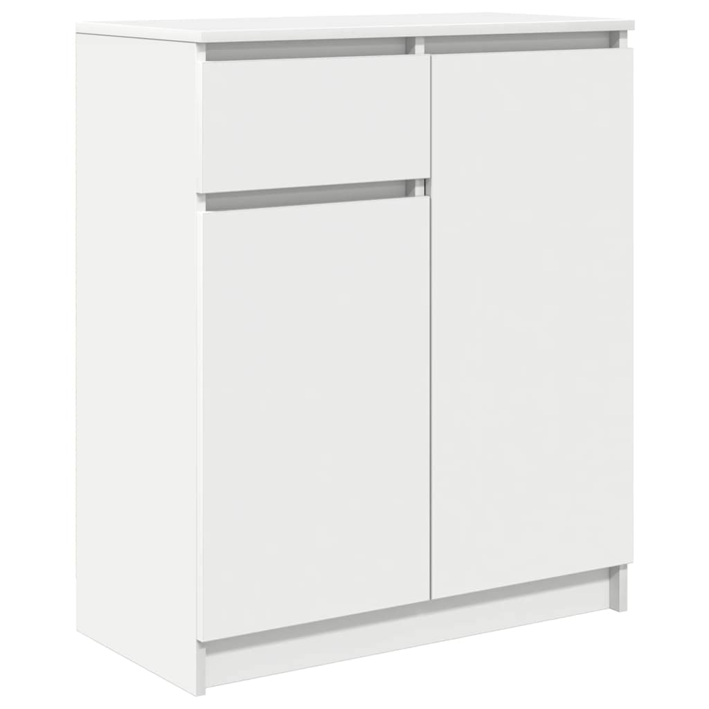 vidaXL Bufetă cu sertar alb 71x35x84 cm din lemn prelucrat vidaXL Bufetă cu sertar alb 71x35x84 cm din lemn prelucrat