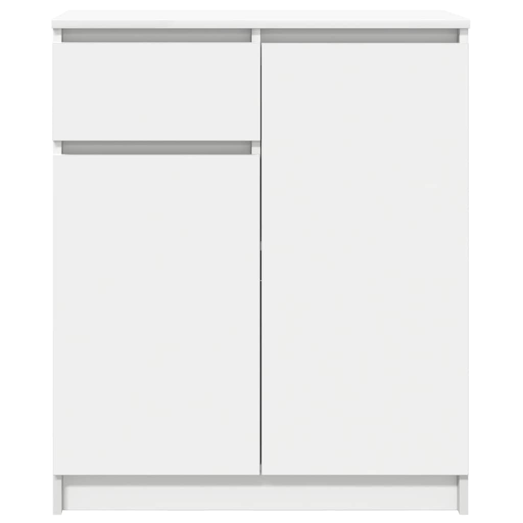 vidaXL Bufetă cu sertar alb 71x35x84 cm din lemn prelucrat vidaXL Bufetă cu sertar alb 71x35x84 cm din lemn prelucrat