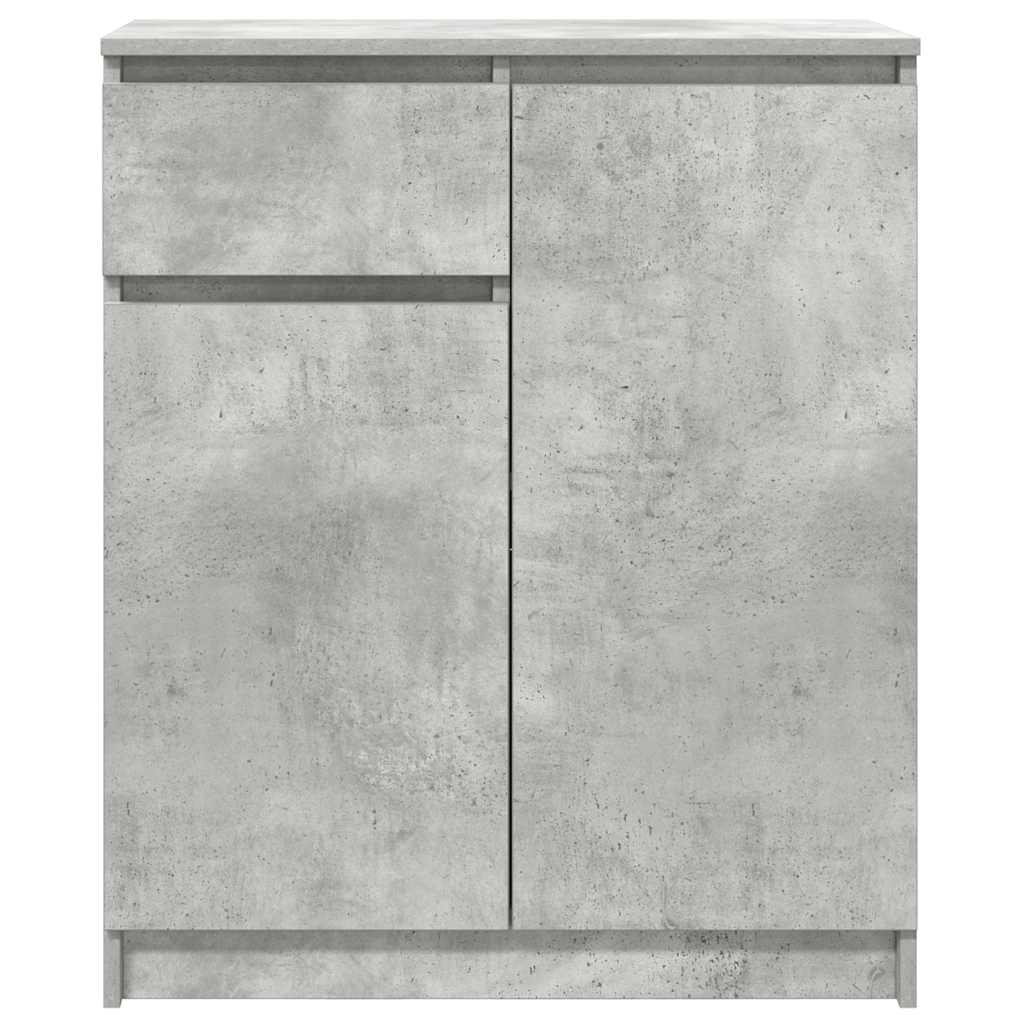 vidaXL Bufetă cu sertar Gri Beton 71x35x84 cm Lemn prelucrat vidaXL Bufetă cu sertar Gri Beton 71x35x84 cm Lemn prelucrat