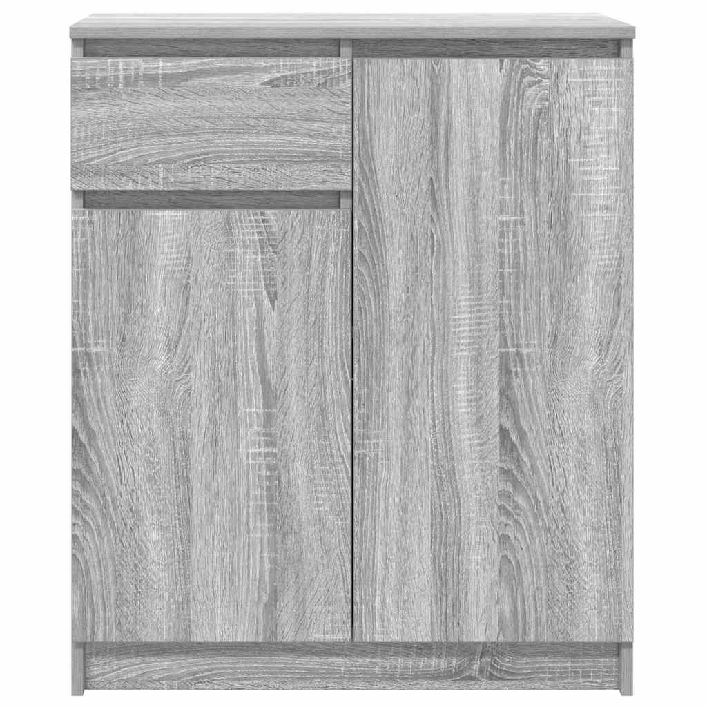 vidaXL Bufetă cu sertar Gri Sonoma 71x35x84 cm Lemn prelucrat vidaXL Bufetă cu sertar Gri Sonoma 71x35x84 cm Lemn prelucrat