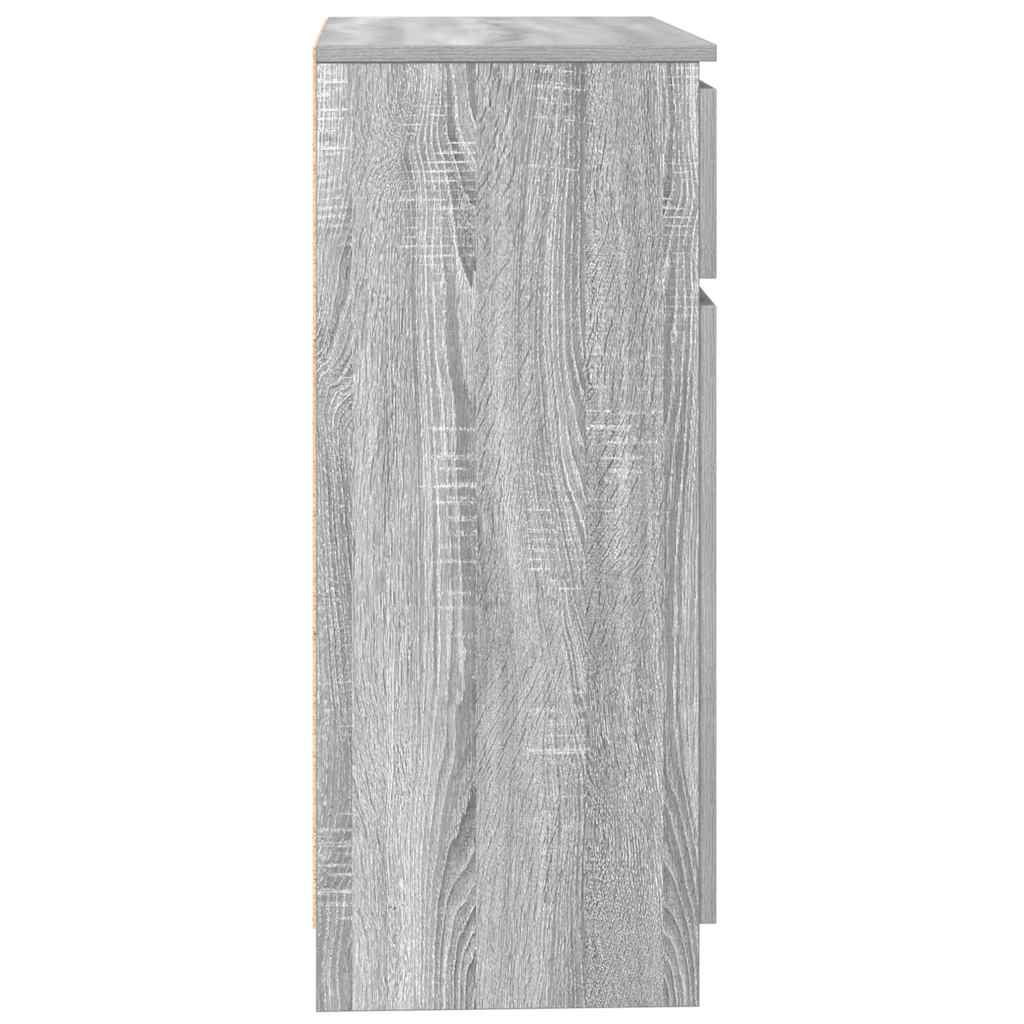vidaXL Bufetă cu sertar Gri Sonoma 71x35x84 cm Lemn prelucrat vidaXL Bufetă cu sertar Gri Sonoma 71x35x84 cm Lemn prelucrat