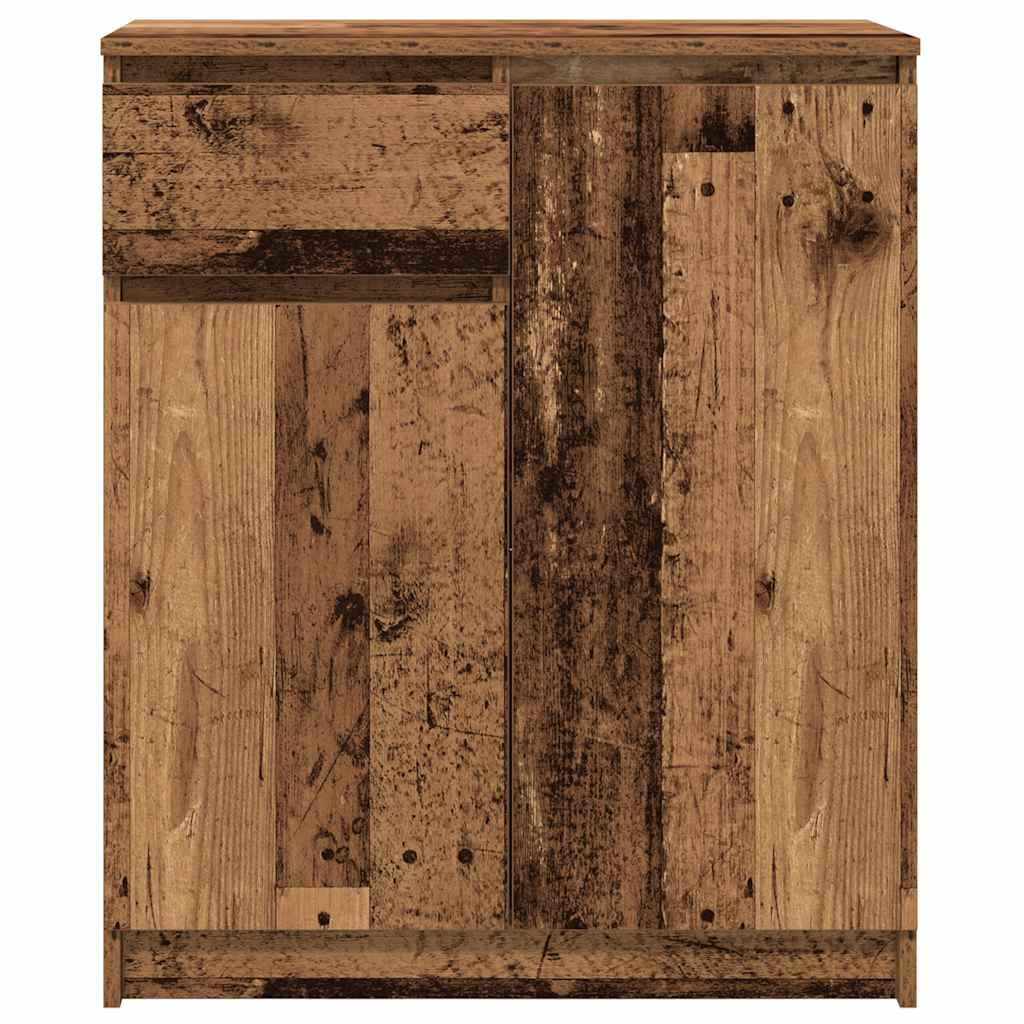 vidaXL Bufetă cu sertar Lemn vechi 71x35x84 cm Lemn prelucrat