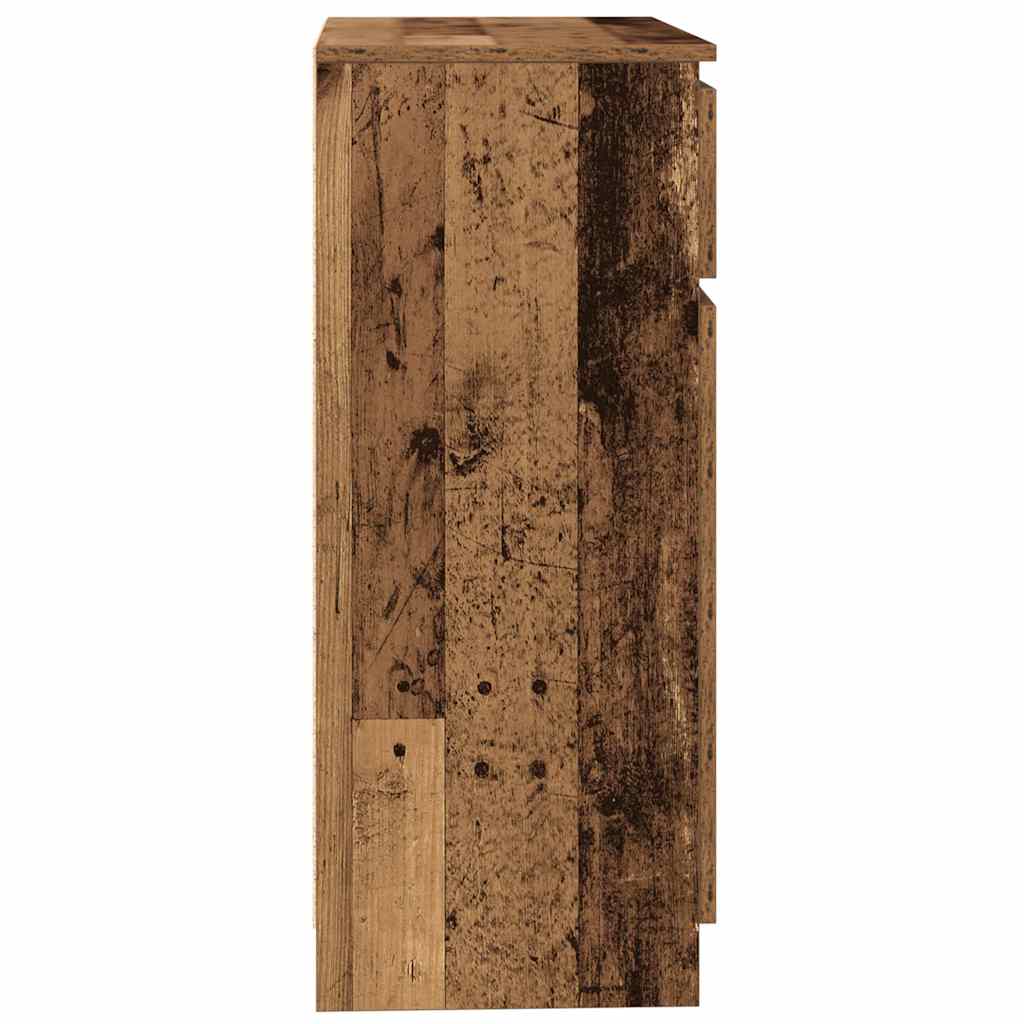 vidaXL Bufetă cu sertar Lemn vechi 71x35x84 cm Lemn prelucrat