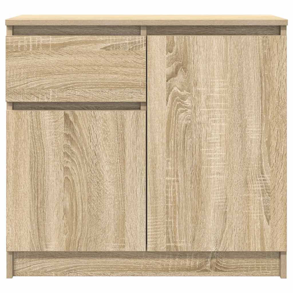 vidaXL Bufetă cu sertar Stejar Sonoma 71x35x65 cm Lemn prelucrat vidaXL Bufetă cu sertar Stejar Sonoma 71x35x65 cm Lemn prelucrat