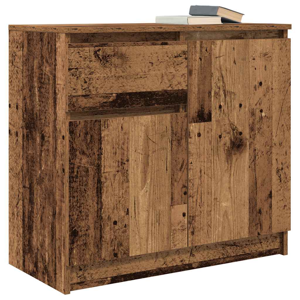 vidaXL Bufetă cu sertar Lemn vechi 71x35x65 cm Lemn prelucrat vidaXL Bufetă cu sertar Lemn vechi 71x35x65 cm Lemn prelucrat