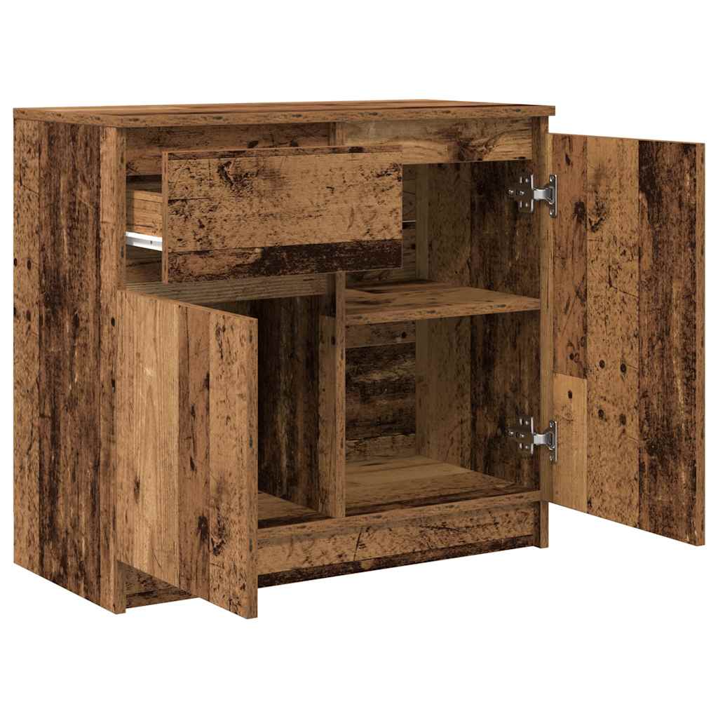 vidaXL Bufetă cu sertar Lemn vechi 71x35x65 cm Lemn prelucrat vidaXL Bufetă cu sertar Lemn vechi 71x35x65 cm Lemn prelucrat
