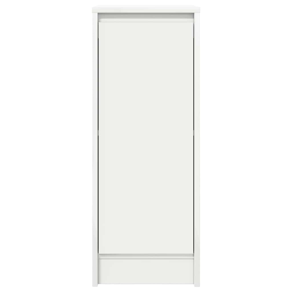 vidaXL Bufetă albă 29,5x34x76 cm din lemn prelucrat vidaXL Bufetă albă 29,5x34x76 cm din lemn prelucrat
