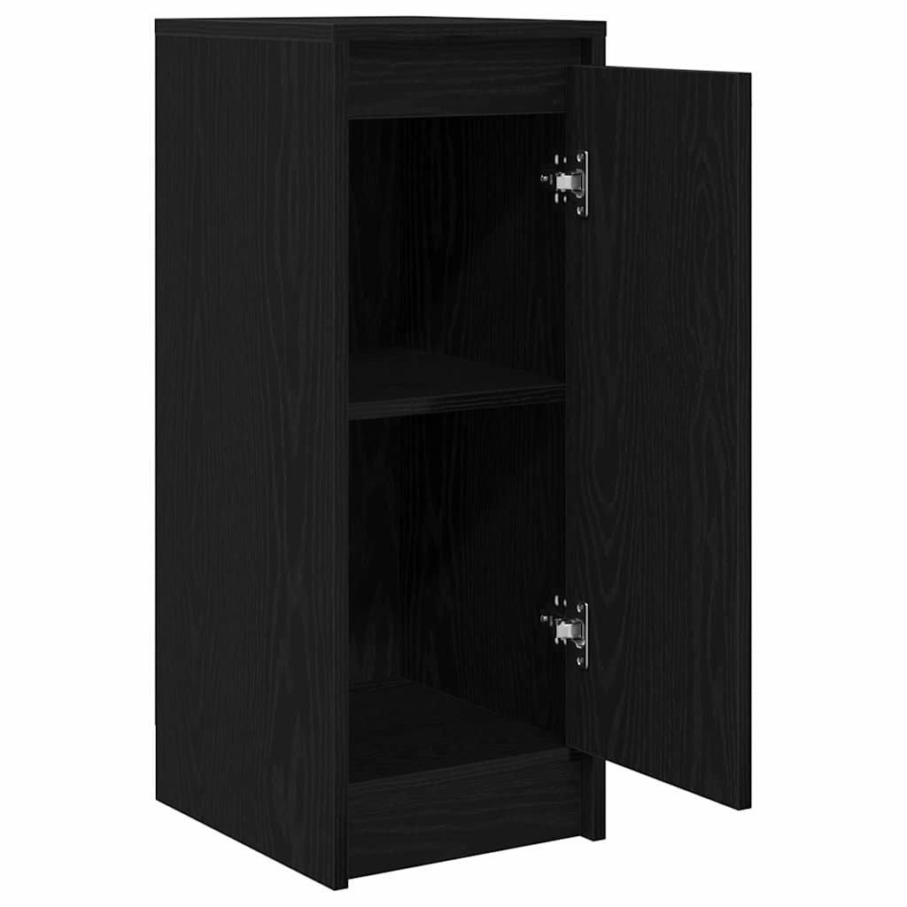 vidaXL Bufetă Stejar negru 29,5x34x76 cm Lemn prelucrat vidaXL Bufetă Stejar negru 29,5x34x76 cm Lemn prelucrat