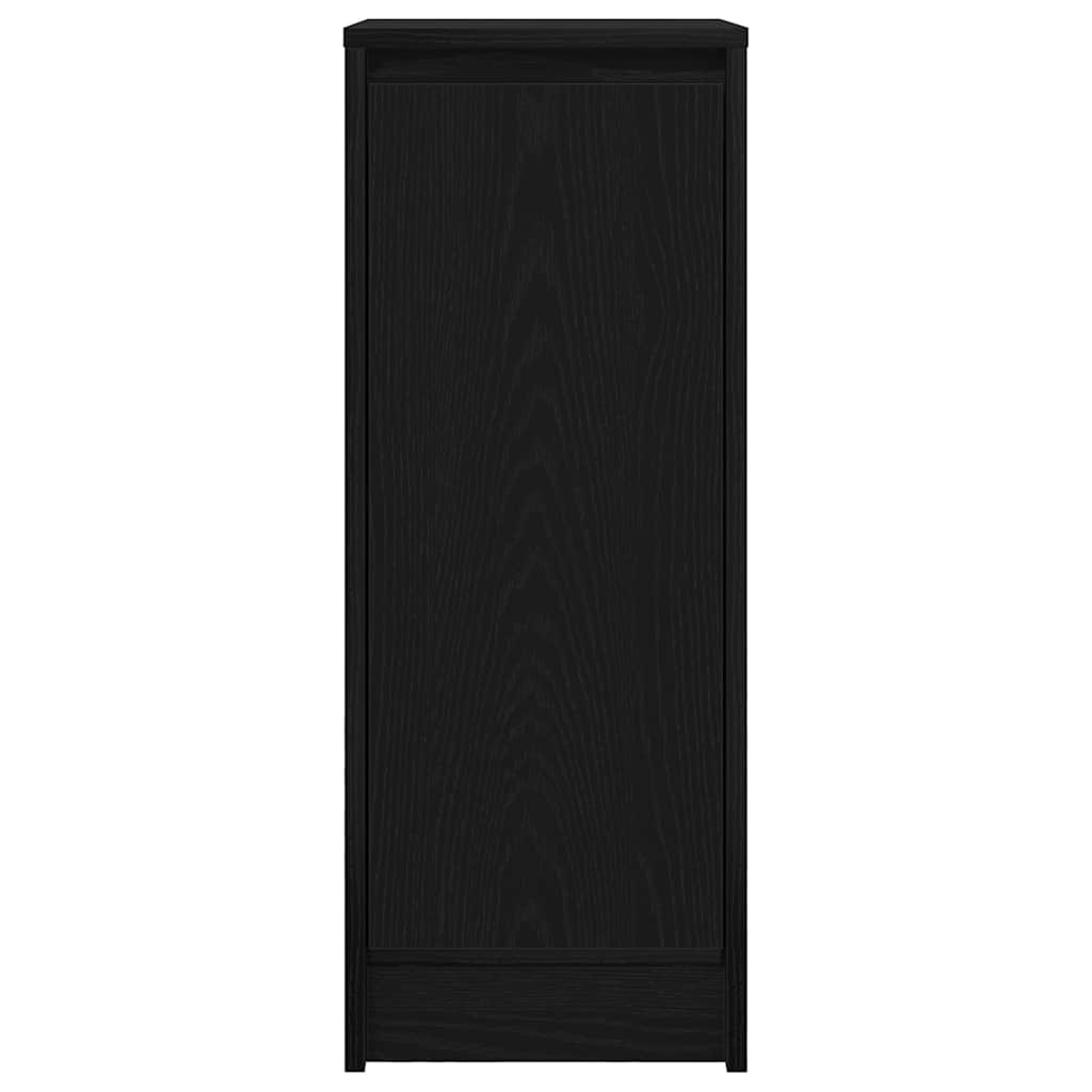 vidaXL Bufetă Stejar negru 29,5x34x76 cm Lemn prelucrat vidaXL Bufetă Stejar negru 29,5x34x76 cm Lemn prelucrat