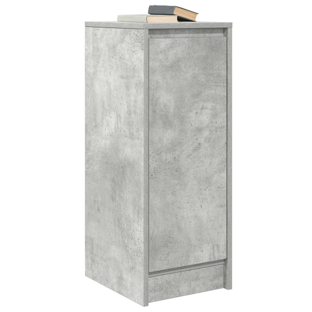 vidaXL Bufetă Gri Beton 29,5x34x76 cm Lemn prelucrat
