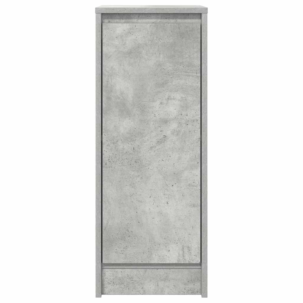 vidaXL Bufetă Gri Beton 29,5x34x76 cm Lemn prelucrat