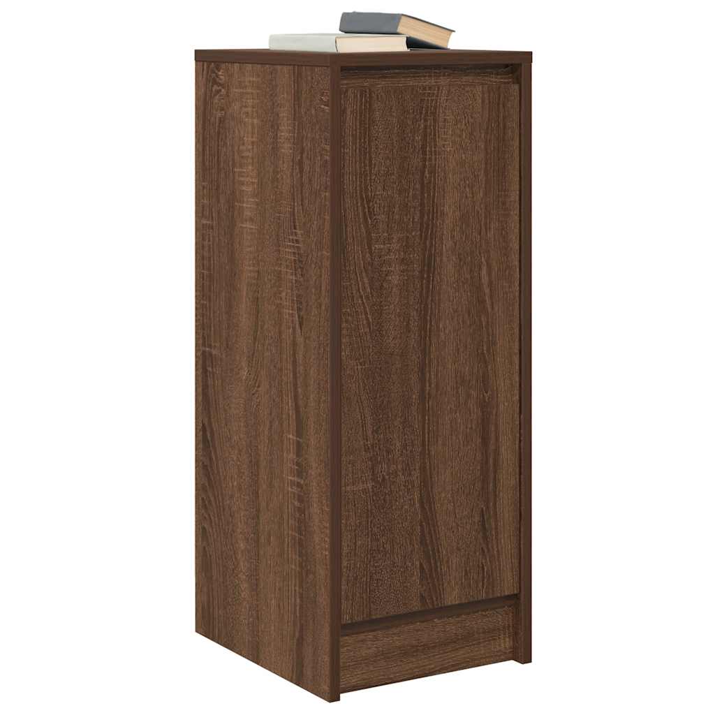 vidaXL Bufetă Stejar maro 29,5x34x76 cm Lemn prelucrat vidaXL Bufetă Stejar maro 29,5x34x76 cm Lemn prelucrat