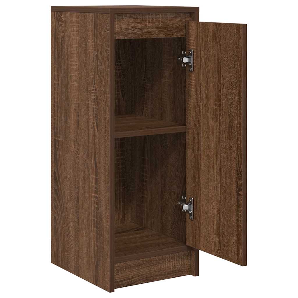 vidaXL Bufetă Stejar maro 29,5x34x76 cm Lemn prelucrat vidaXL Bufetă Stejar maro 29,5x34x76 cm Lemn prelucrat