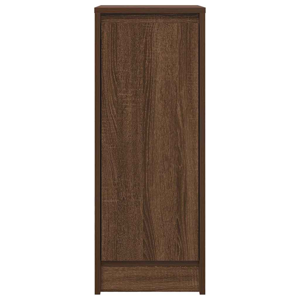 vidaXL Bufetă Stejar maro 29,5x34x76 cm Lemn prelucrat vidaXL Bufetă Stejar maro 29,5x34x76 cm Lemn prelucrat
