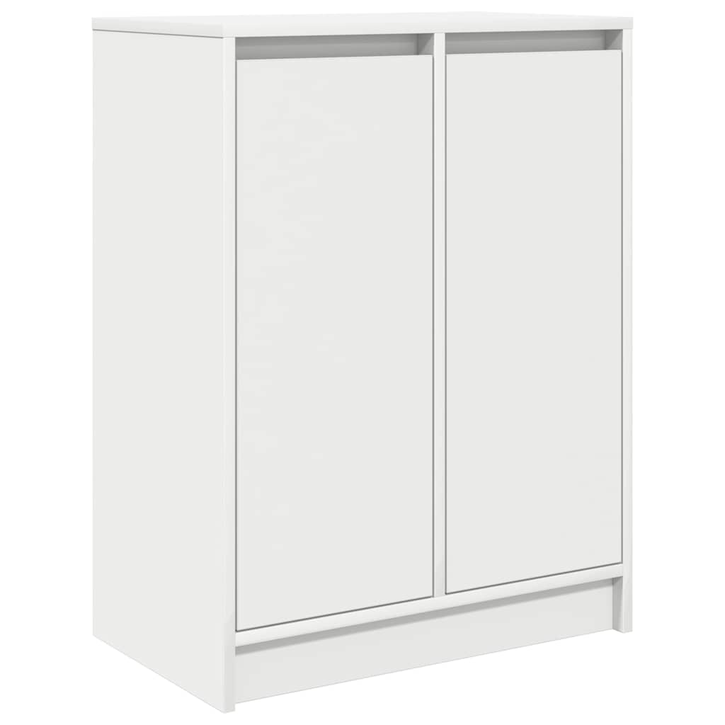 vidaXL Bufetă albă 57x34x76 cm din lemn prelucrat vidaXL Bufetă albă 57x34x76 cm din lemn prelucrat