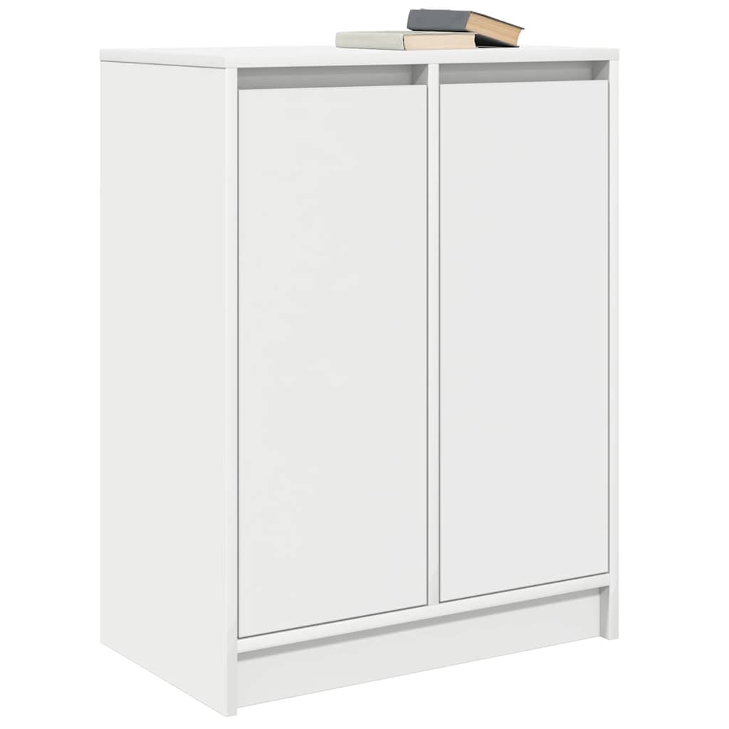 vidaXL Bufetă albă 57x34x76 cm din lemn prelucrat vidaXL Bufetă albă 57x34x76 cm din lemn prelucrat