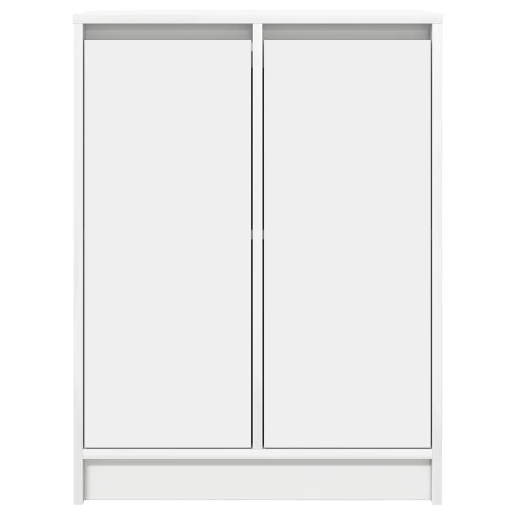 vidaXL Bufetă albă 57x34x76 cm din lemn prelucrat vidaXL Bufetă albă 57x34x76 cm din lemn prelucrat