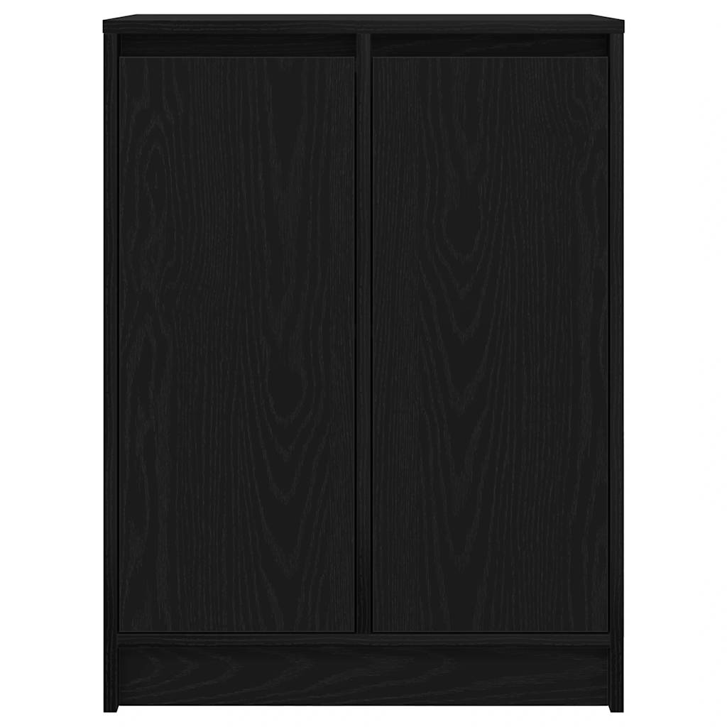 vidaXL Bufetă Stejar negru 57x34x76 cm Lemn prelucrat vidaXL Bufetă Stejar negru 57x34x76 cm Lemn prelucrat