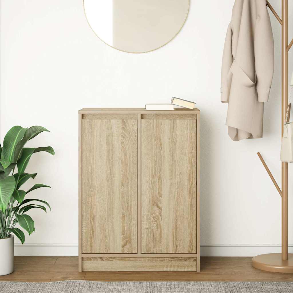 vidaXL Bufetă Stejar Sonoma 57x34x76 cm Lemn prelucrat