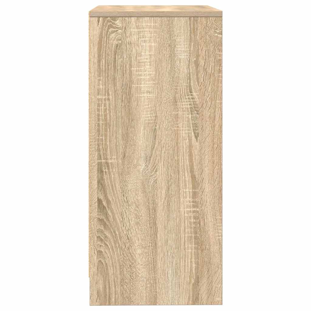 vidaXL Bufetă Stejar Sonoma 57x34x76 cm Lemn prelucrat