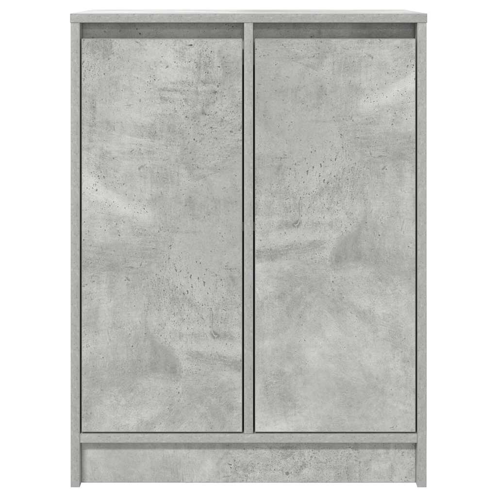 vidaXL Bufetă Gri Beton 57x34x76 cm Lemn prelucrat