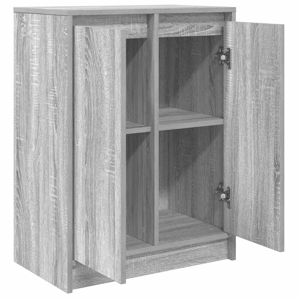 vidaXL Bufetă gri Sonoma 57x34x76 cm Lemn prelucrat