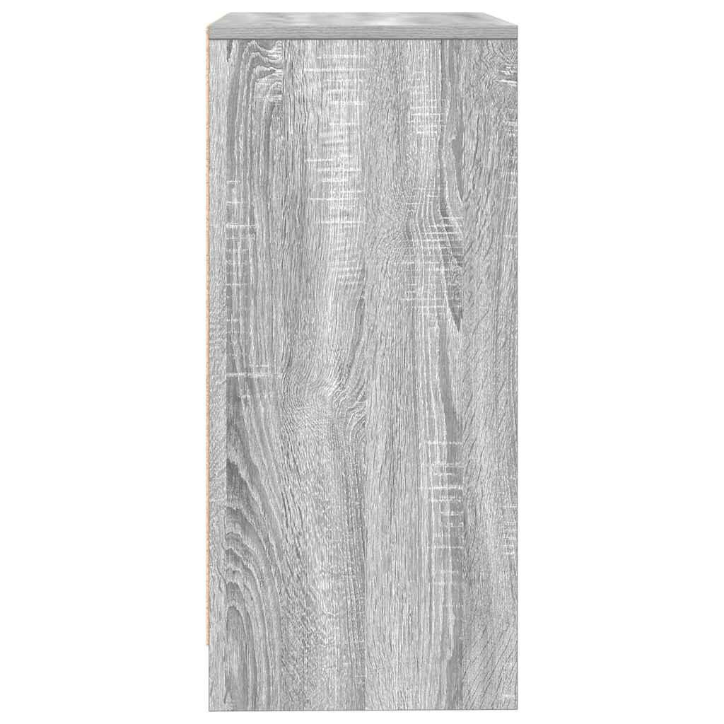 vidaXL Bufetă gri Sonoma 57x34x76 cm Lemn prelucrat