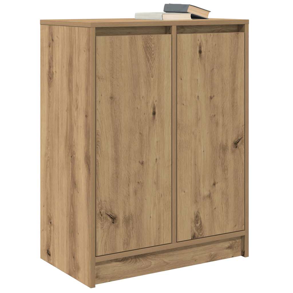 vidaXL Bufetă Stejar Artisan 57x34x76 cm Lemn prelucrat vidaXL Bufetă Stejar Artisan 57x34x76 cm Lemn prelucrat