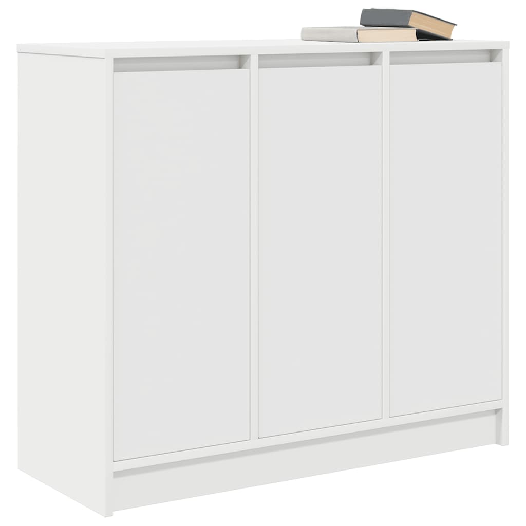 vidaXL Bufetă albă 85x34x76 cm din lemn prelucrat