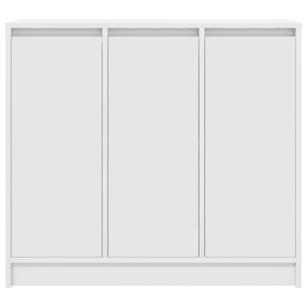 vidaXL Bufetă albă 85x34x76 cm din lemn prelucrat