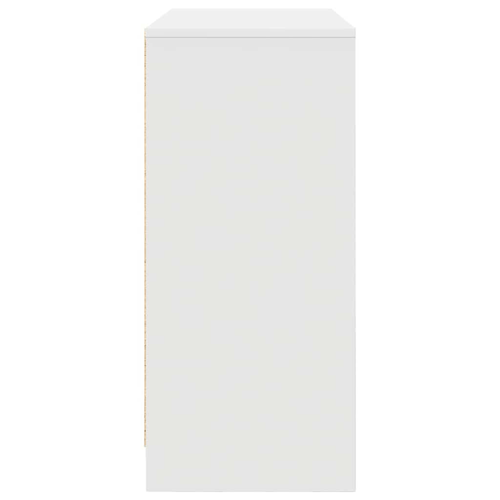 vidaXL Bufetă albă 85x34x76 cm din lemn prelucrat