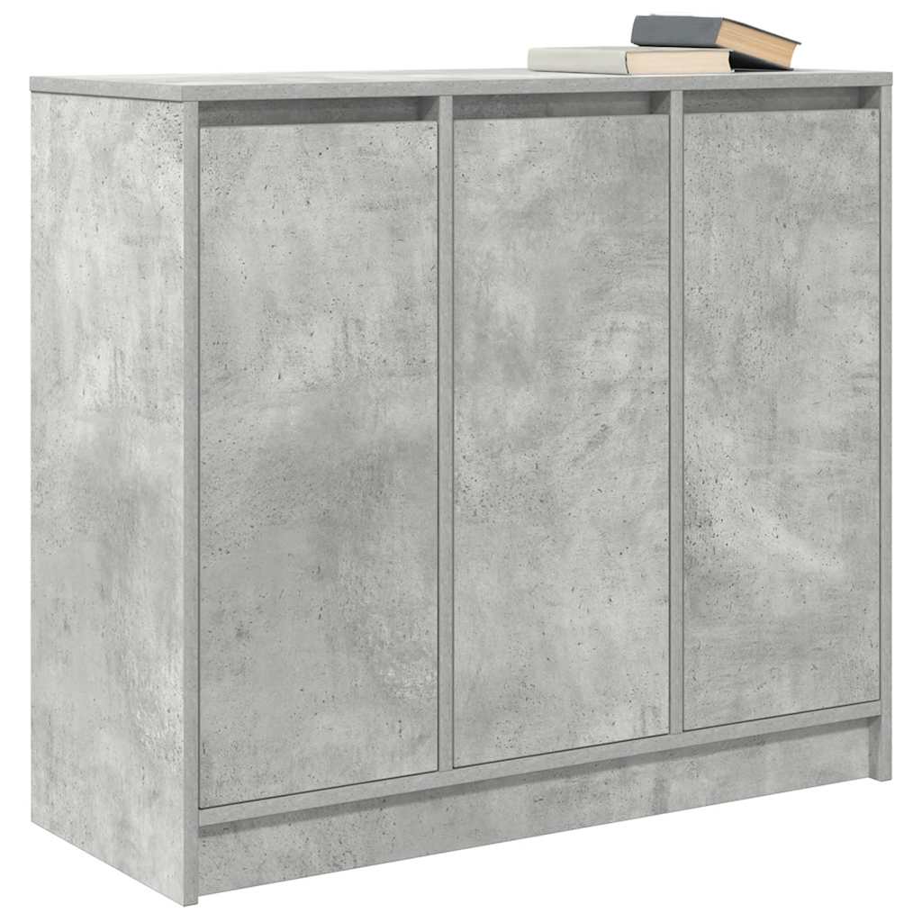 vidaXL Bufetă Gri Beton 85x34x76 cm Lemn prelucrat vidaXL Bufetă Gri Beton 85x34x76 cm Lemn prelucrat