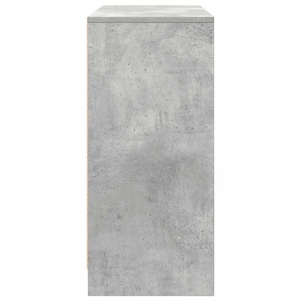 vidaXL Bufetă Gri Beton 85x34x76 cm Lemn prelucrat vidaXL Bufetă Gri Beton 85x34x76 cm Lemn prelucrat