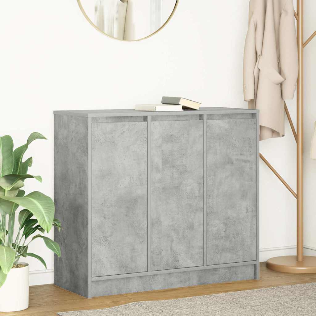 vidaXL Bufetă Gri Beton 85x34x76 cm Lemn prelucrat vidaXL Bufetă Gri Beton 85x34x76 cm Lemn prelucrat
