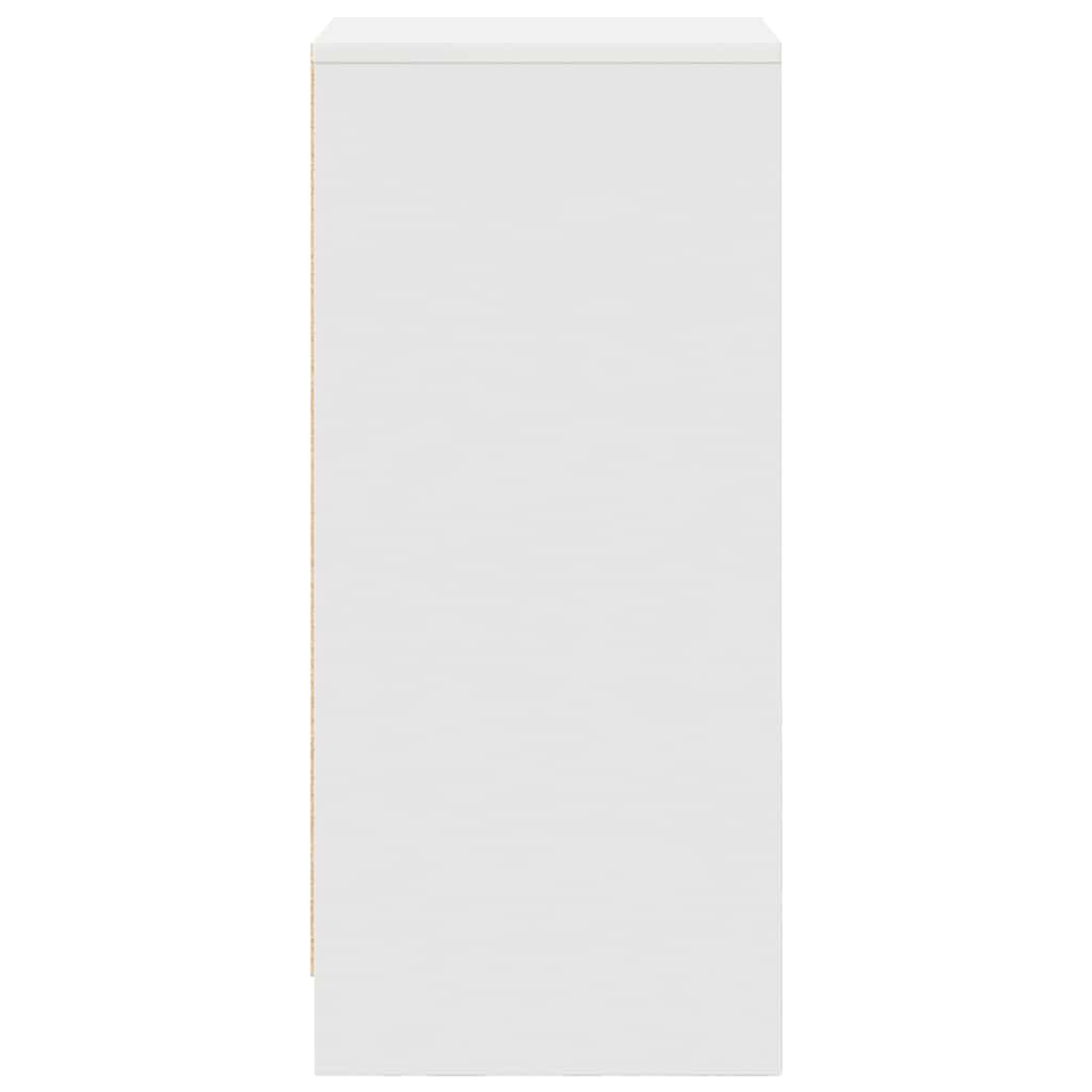 vidaXL Bufetă albă 29,5x34x76 cm din lemn prelucrat