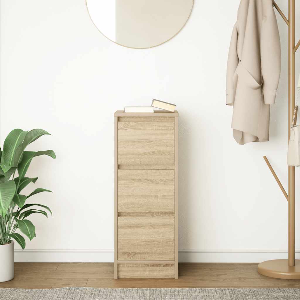 vidaXL Bufetă Stejar Sonoma 29,5x34x76 cm Lemn prelucrat