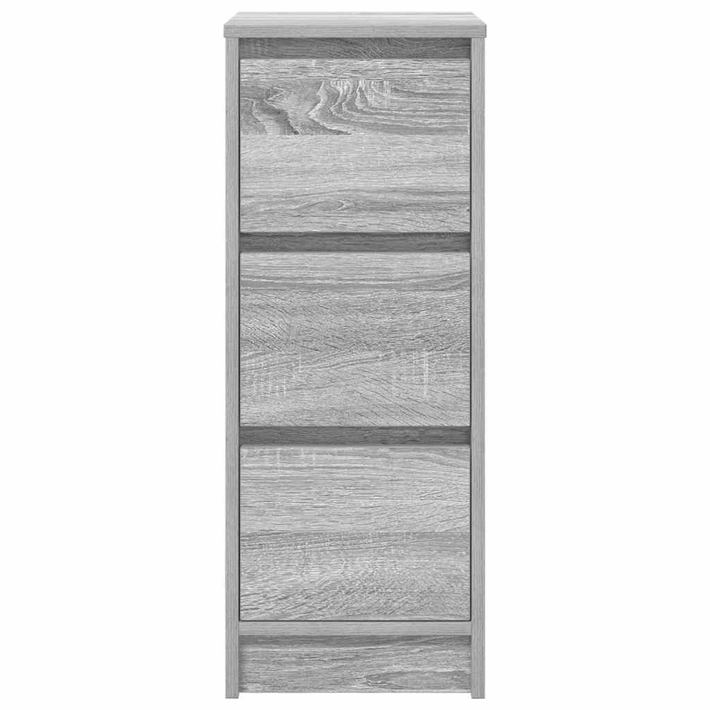 vidaXL Bufetă gri Sonoma 29,5x34x76 cm Lemn prelucrat vidaXL Bufetă gri Sonoma 29,5x34x76 cm Lemn prelucrat